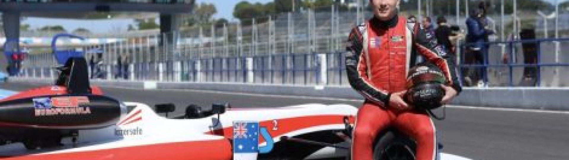 Calan Williams races at Euro Formula